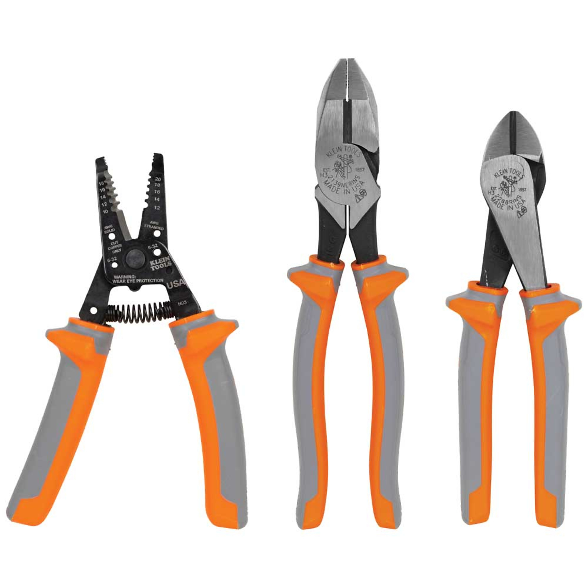 Klein Tools, 1000V Insulated Tool Kit, 3-Piece, Pieces (qty.) 7 Model# 9416R